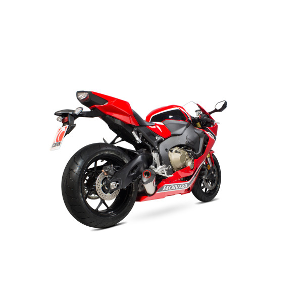 Scorpion Exhaust Honda CBR1000 RR Fireblade 2017 - 2019 Serket Taper Slip-on Brushed Stainless Steel Sleeve